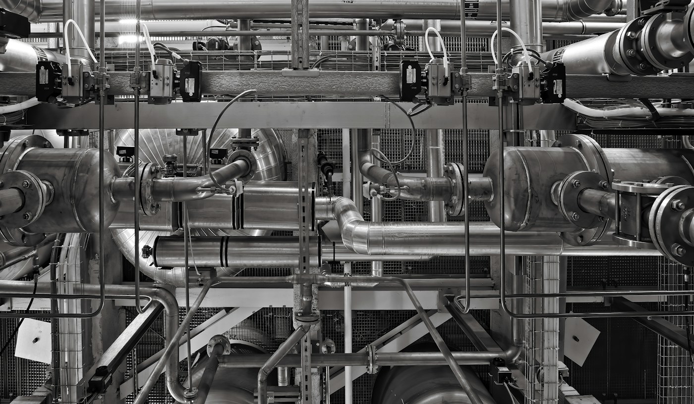 Power-plant piping